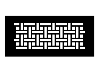 Basketweave Metal Grille