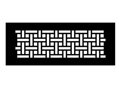 Basketweave Metal Grille