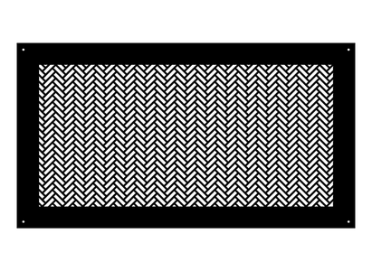 Herringbone Metal Grille