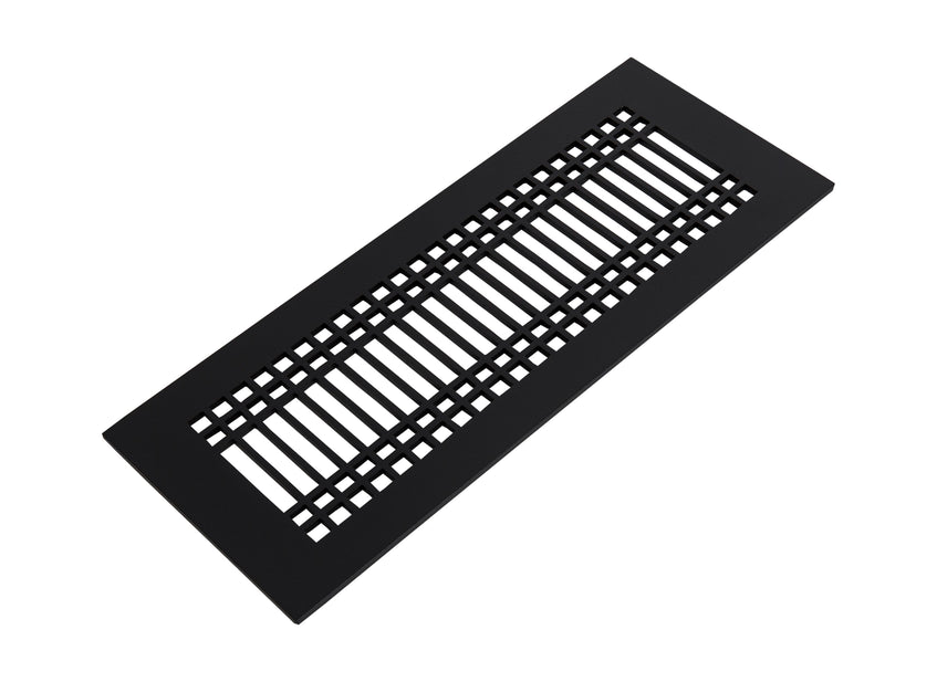 Linear D Metal Grille