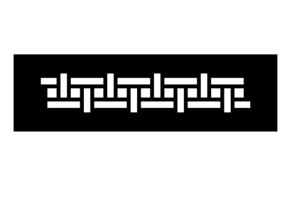 Basketweave Metal Grille