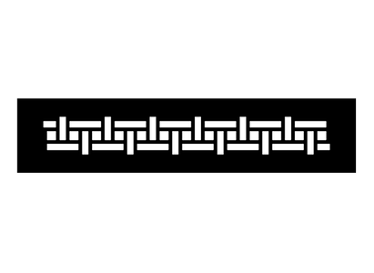 Basketweave Metal Grille