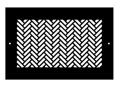 Herringbone Metal Grille