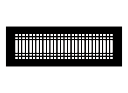Linear D Metal Grille