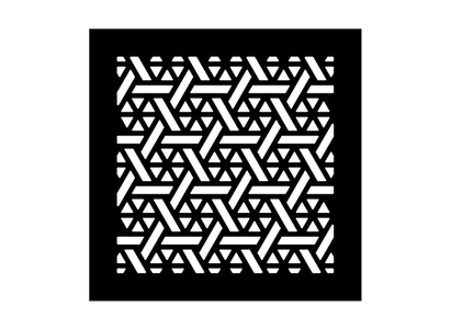 Pinwheel Metal Grille