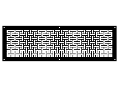 Basketweave Metal Grille
