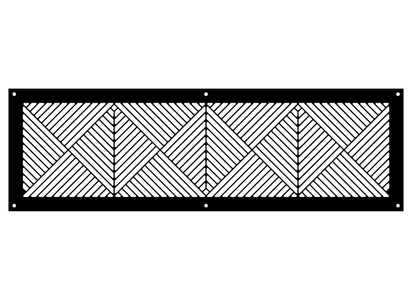 Chevron Metal Grille