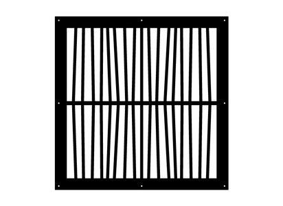 Driftwood Metal Grille by Clodagh