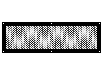 Herringbone Metal Grille