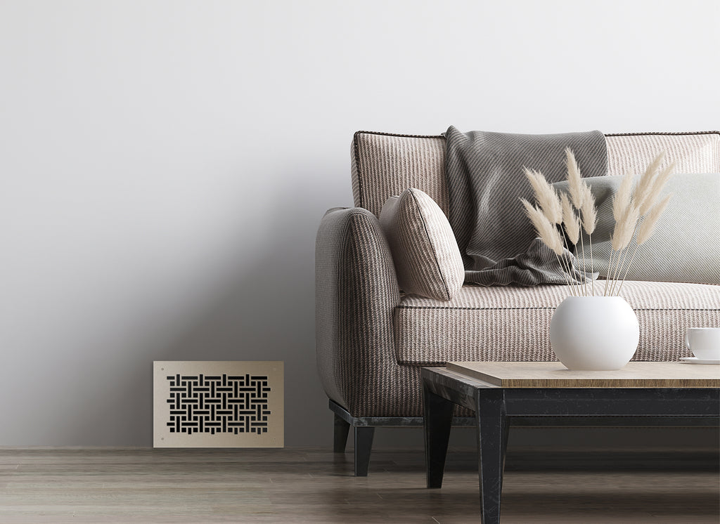 Basketweave Metal Grille – Reggio Register