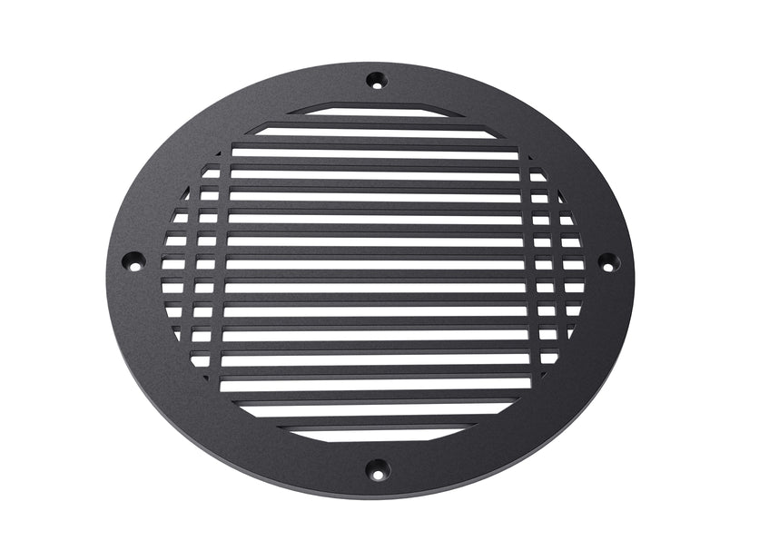 Linear D Round Metal Grille