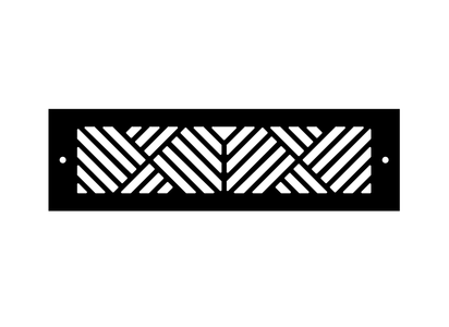 Chevron Toe Kick Vent Cover